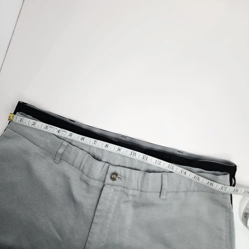 Walter Hagen Men's Golf Short Size 36 Black Grey Athletic‎ Bottoms